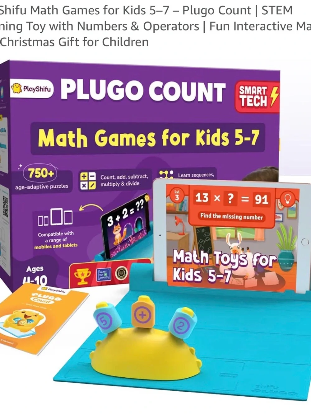 Plugo Kids Gamepad & Learning Kit Set - Blue
